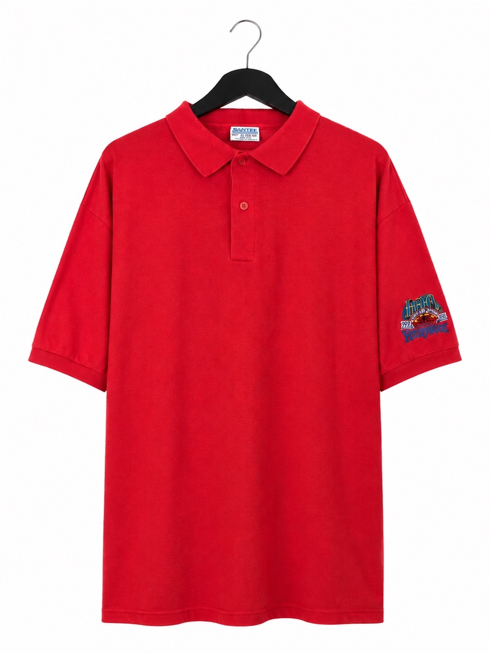 Vintage Kennywood 100 Years Polo Shirt Large Red Anvil 1998 Souvenir USA